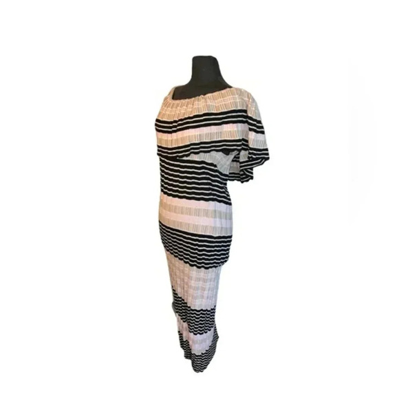 FREE PEOPLE Off-Duty Off-the-Shoulder Dress Sz Large - Picture 3 of 5